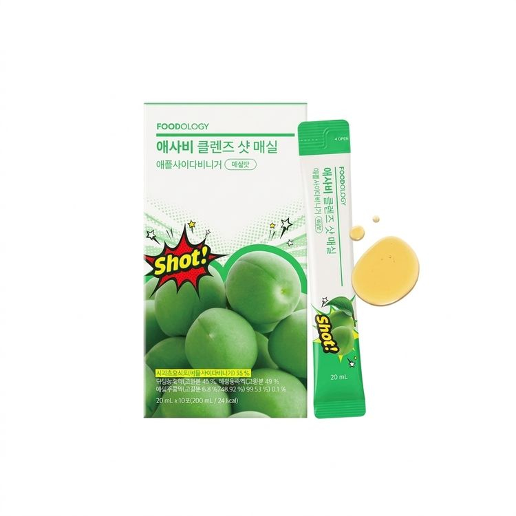 Foodology Acv Green Plum Cleanse Shot