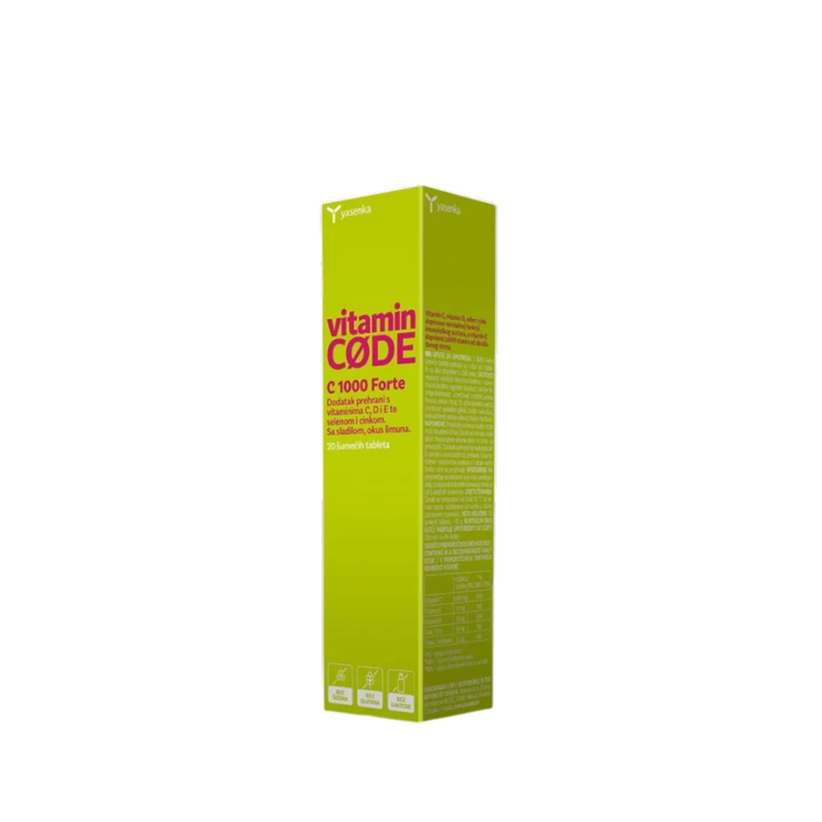 Šumeće Tablete Vitamin Code C 1000 Forte A 20