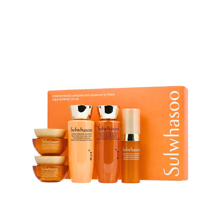 Sulwhasoo Concentrated Ginseng Anti-aging Kit 5pcs