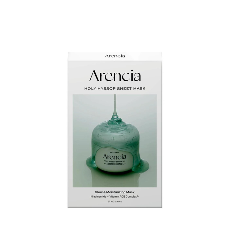 Arencia Holy Hyssop Sheet Mask