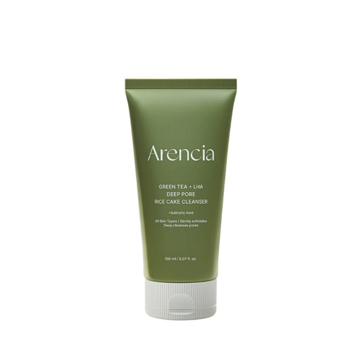 Arencia Green Tea + Lha Deep  Rice Cake Cleanser 150ml