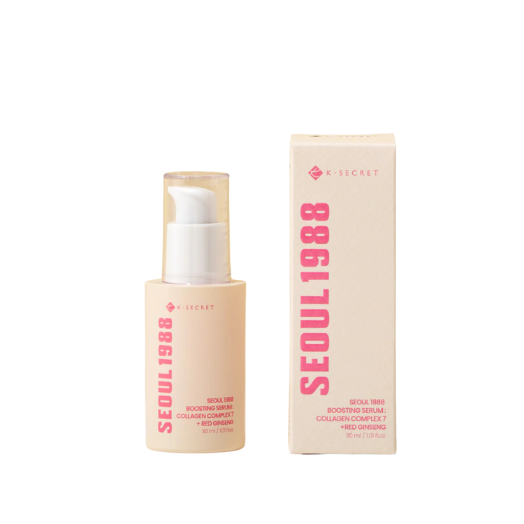 K-secret Seoul 1988 Boosting Serum: Collagen Complex 7 + Red Ginseng 30ml 