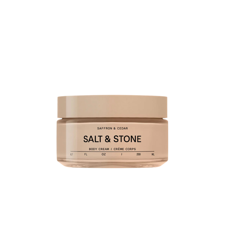 Salt & Stone Body Cream (saffron & Cedar) 