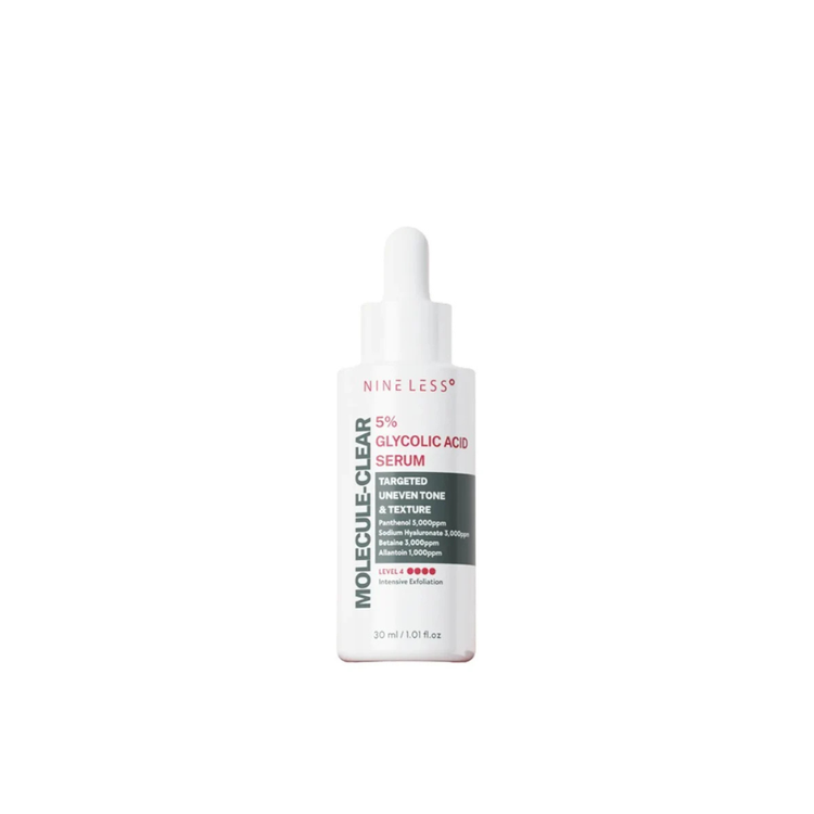 Nine Less Molecule-clear 5% Glycolic Acid Serum 30ml