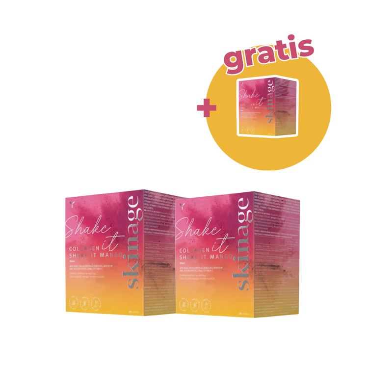Yasenka Collagen Shake It Mango 2+1 Gratis