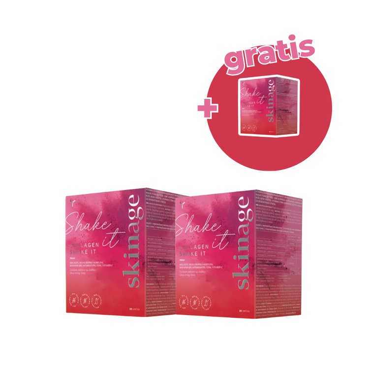 Yasenka Collagen Shake It Crna Ribizla 2+1 Gratis
