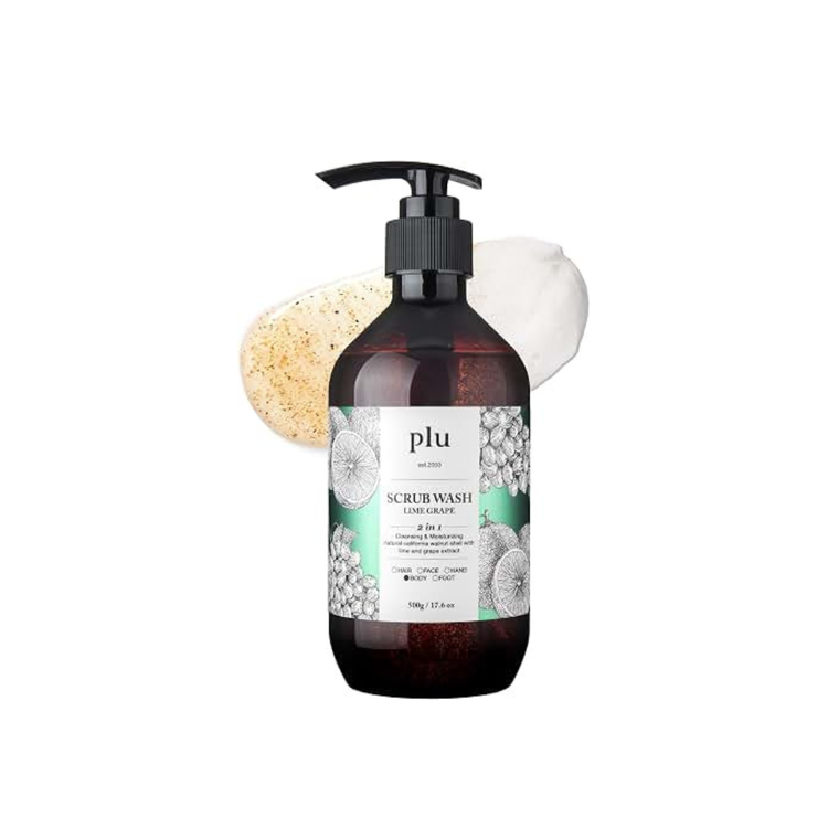 Plu Scrub Wash Lime Grape 500g