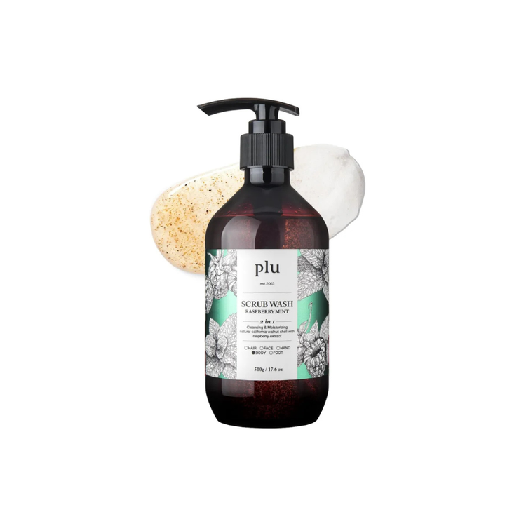 Plu Scrub Wash Raspberry Mint 500g