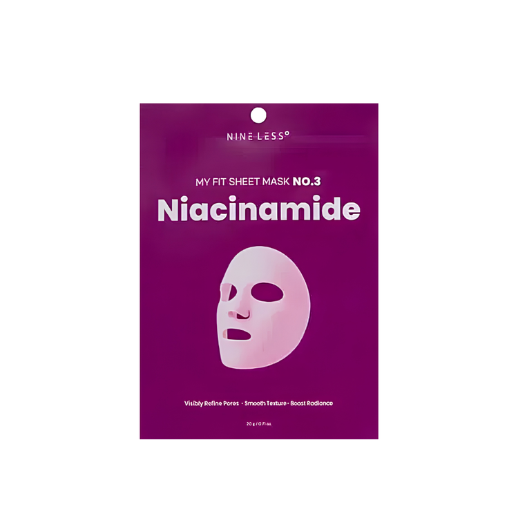 Nine Less My Fit Sheet Mask No.3 Niacinamide