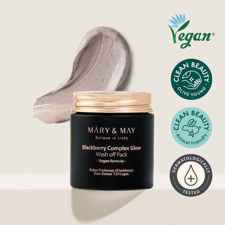 Mary& May Blackberry Complex Glow Washoff Pack 125g