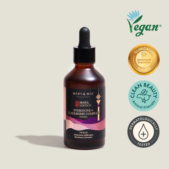 Mary&may Vegan Idebenone+blackberry Complex Serum 80ml