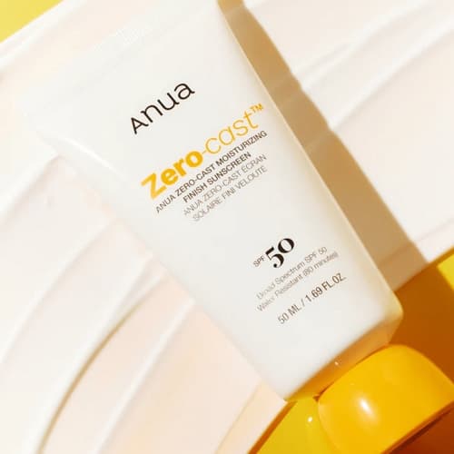 Anua Zero-cast Moisturizing Finish Sunscreen SPF 50+ PA++++ 50ml
