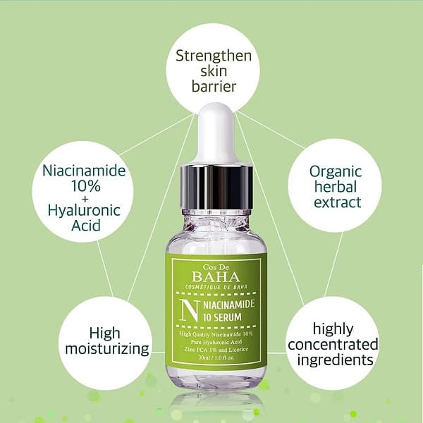 Cos De Baha Niacinamide Serum 60ml