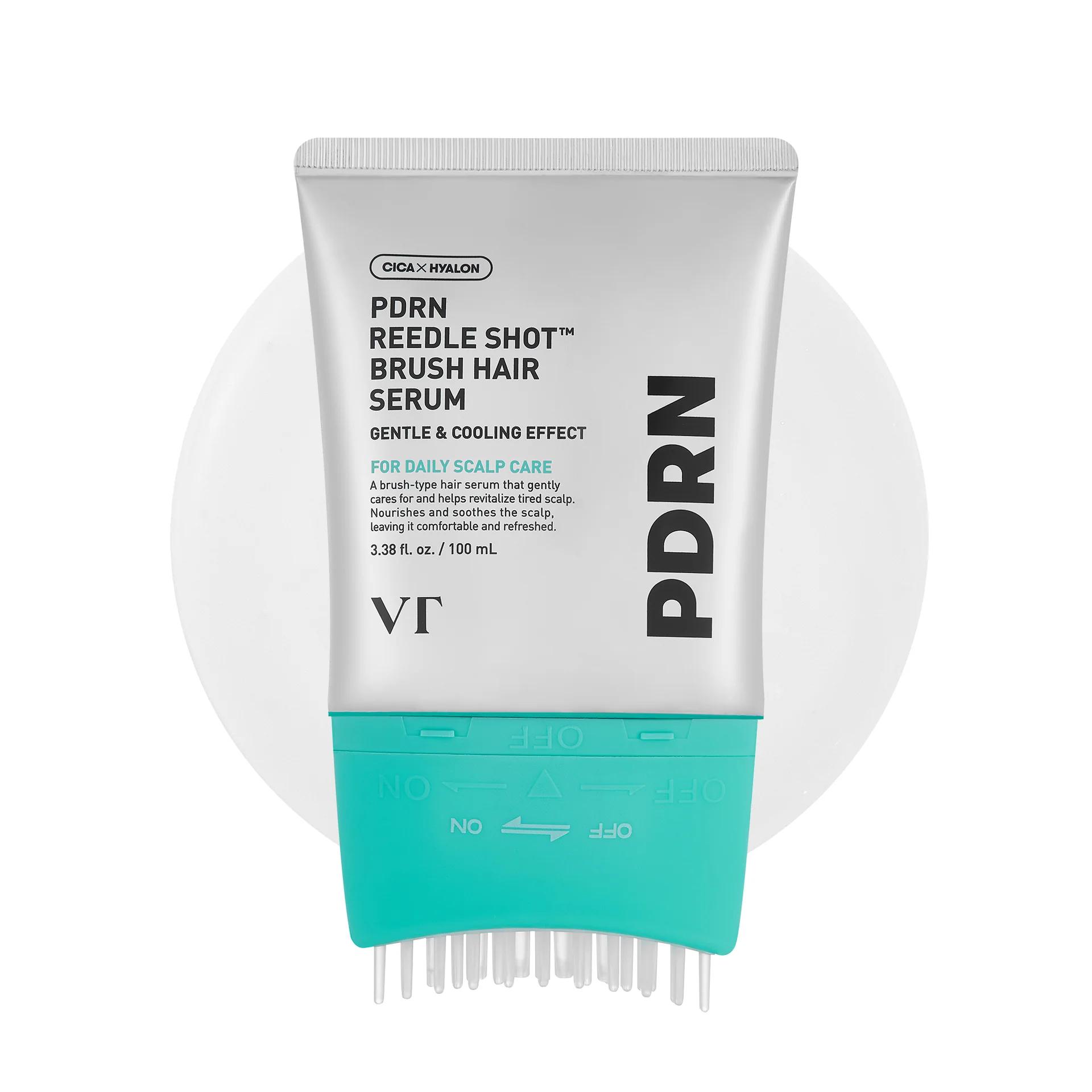 Vt Cosmetics Pdrn Reedle Shot Brush Hair Serum 100ml