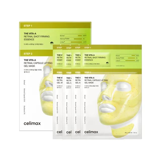 Celimax The Vita-a Retinal Shot Tightening 2-step Gel Mask