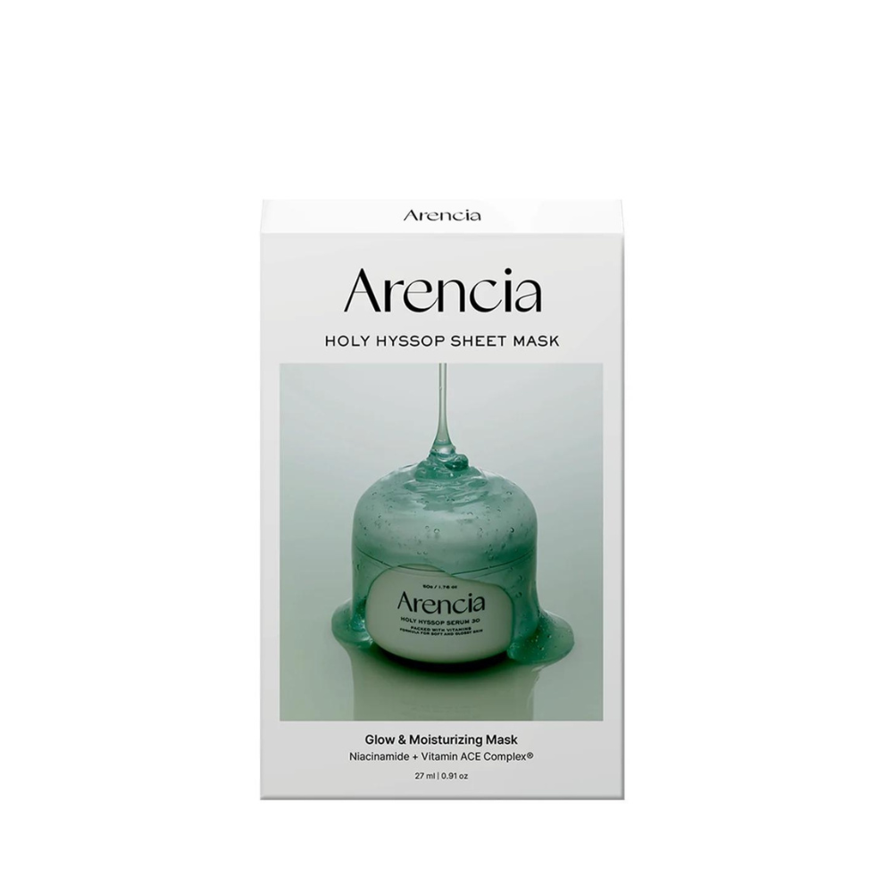 Arencia Holy Hyssop Sheet Mask