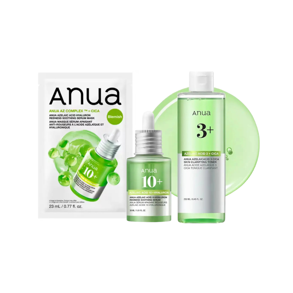 Anua Clear Calm Skin Azelaic Trio (Mask+Serum+Toner)