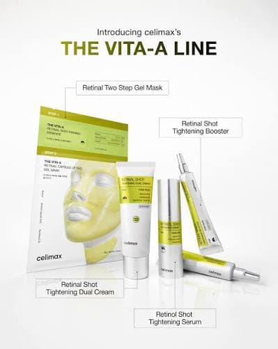 Celimax The Vita-a Retinal Shot Tightening 2-step Gel Mask