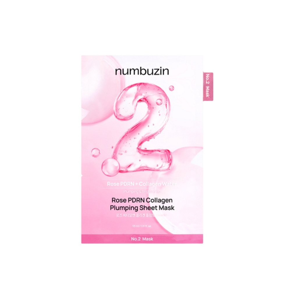 Numbuzin No.2 Rose Pdrn Collagen Plumping Sheet Mask