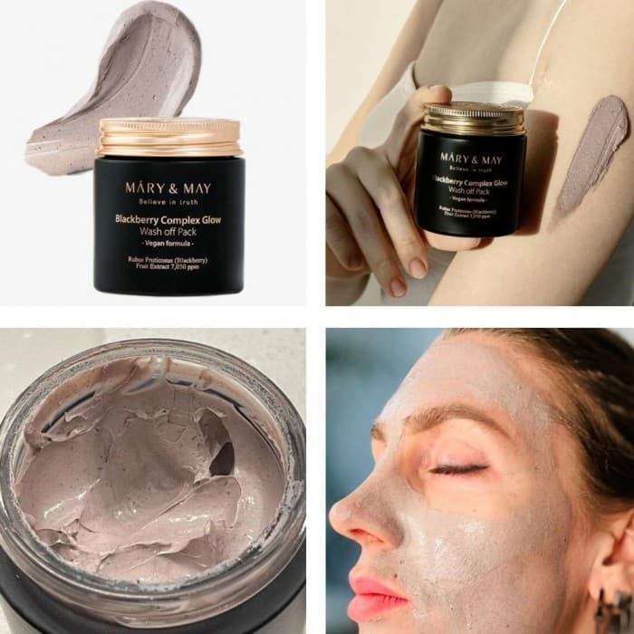 Mary& May Blackberry Complex Glow Washoff Pack 125g