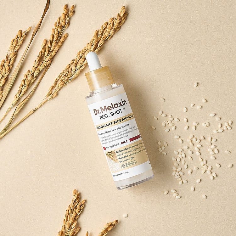 Dr.melaxin Peel Shot Exfoliating White Rice Ampoule 80ml