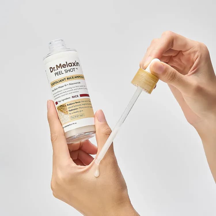 Dr.melaxin Peel Shot Exfoliating White Rice Ampoule 80ml