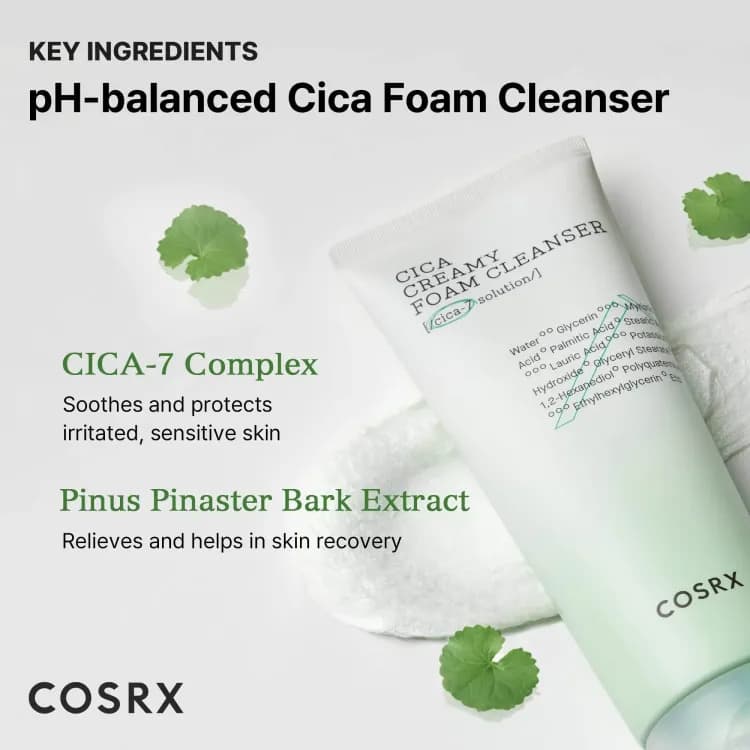 Cosrx Cica Creamy Foam Cleanser 150ml