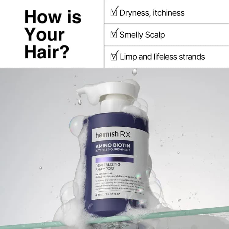 Heimish Rx Amino Biotin Revitalizing Shampoo 400ml