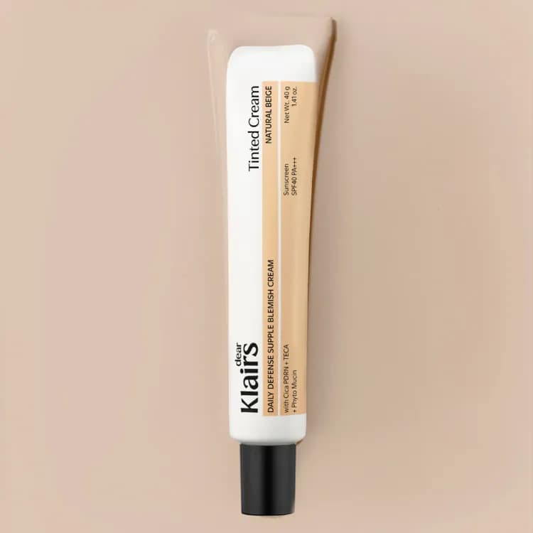 Dear Klairs Daily Defense Supple Blemish Cream Natural Beige Spf40 Pa+++ 40 G