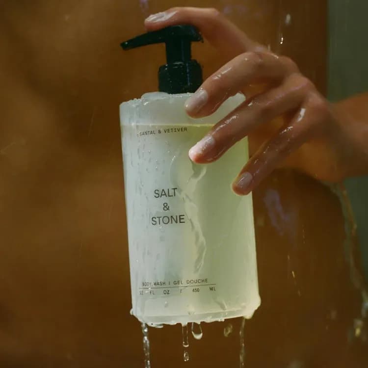Salt & Stone Body Wash (santal & Vetiver)