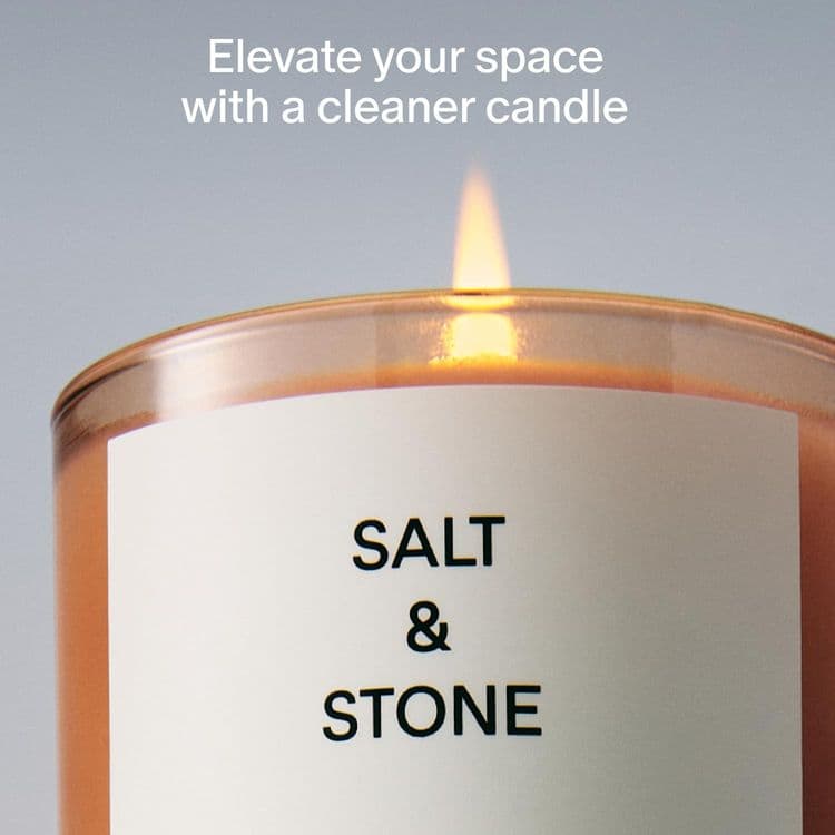 Salt & Stone Candles (bergamot & Hinoki)