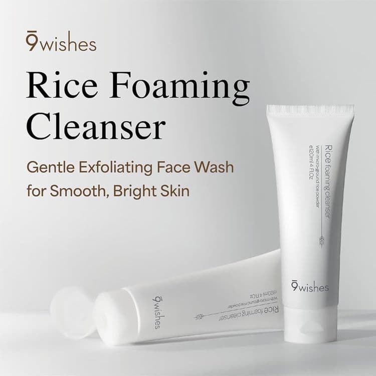9wishes Rice Foaming Cleanser 120ml