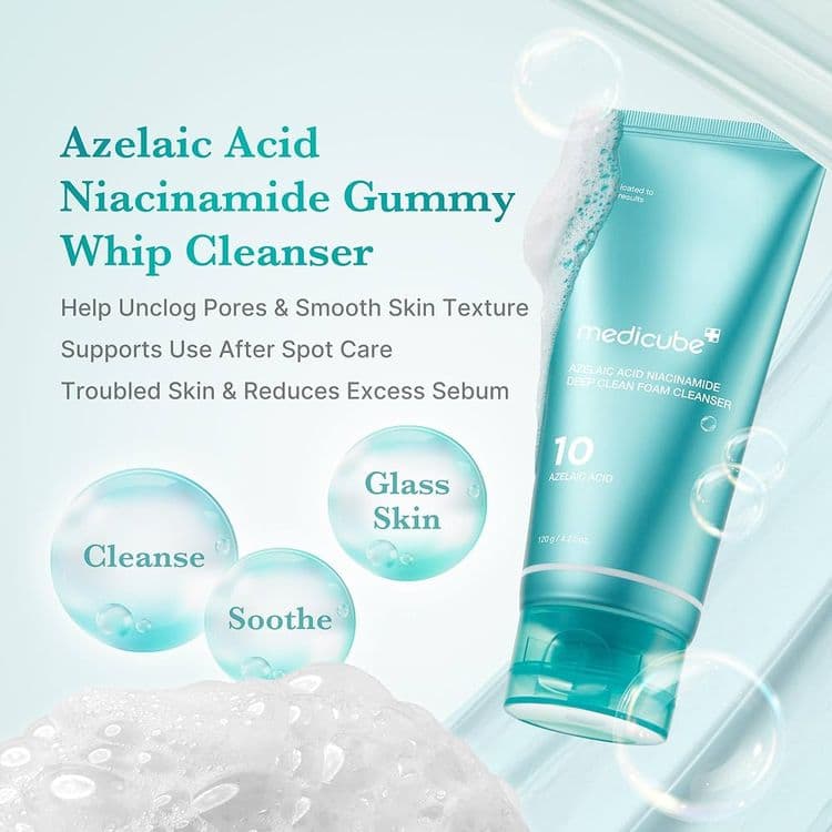 Medicube Azelaic Acid Niacinamide Deep Cleanser 120g