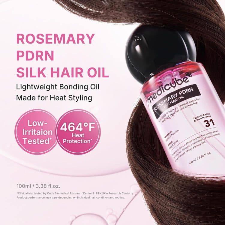 Medicube Rosemary Pdrn Silk Hair Oil