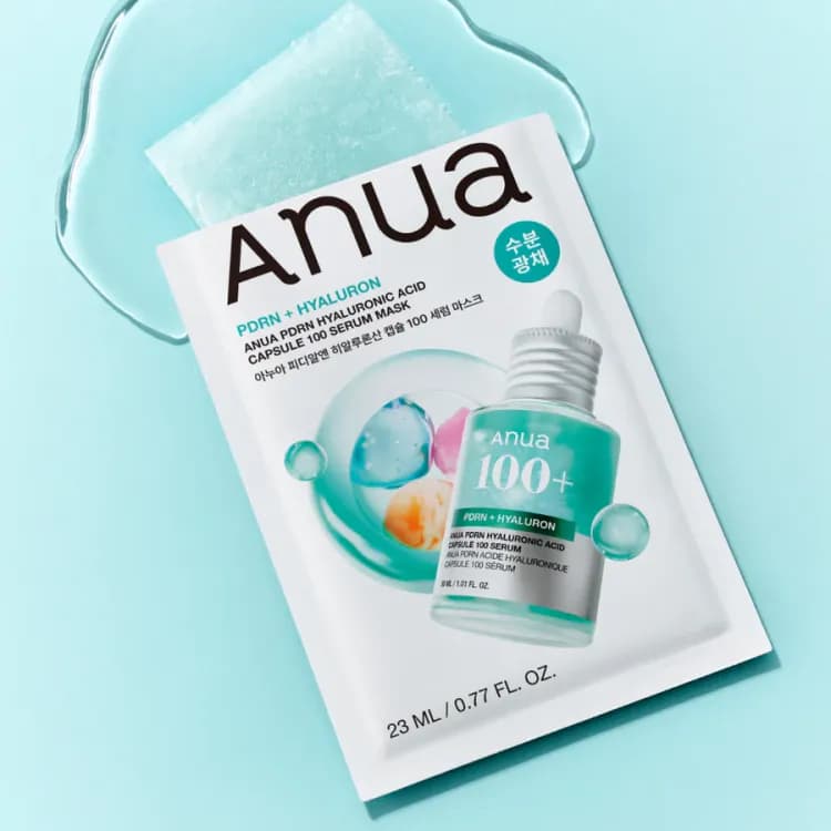 Anua Pdrn Hyaluronic Capsule 100 Serum Mask 23ml