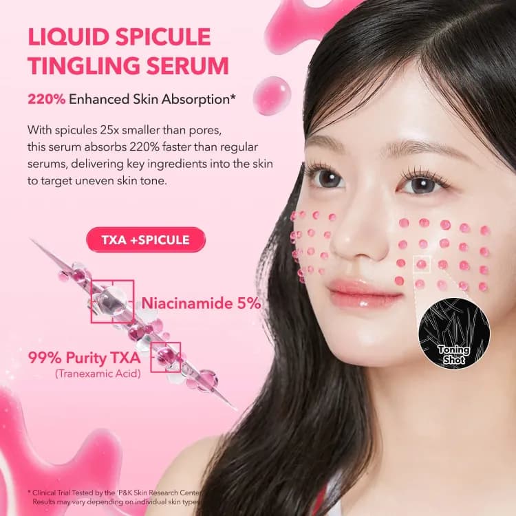 Aprilskin Txa Niacinamide Toning Shot 99 Spicule Facial Serum 30ml