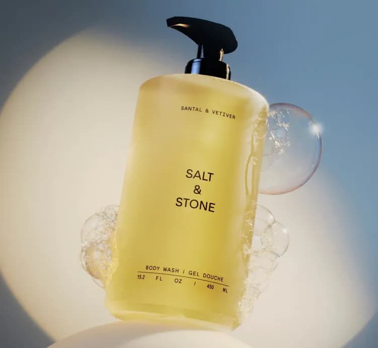Salt & Stone Body Wash (santal & Vetiver)