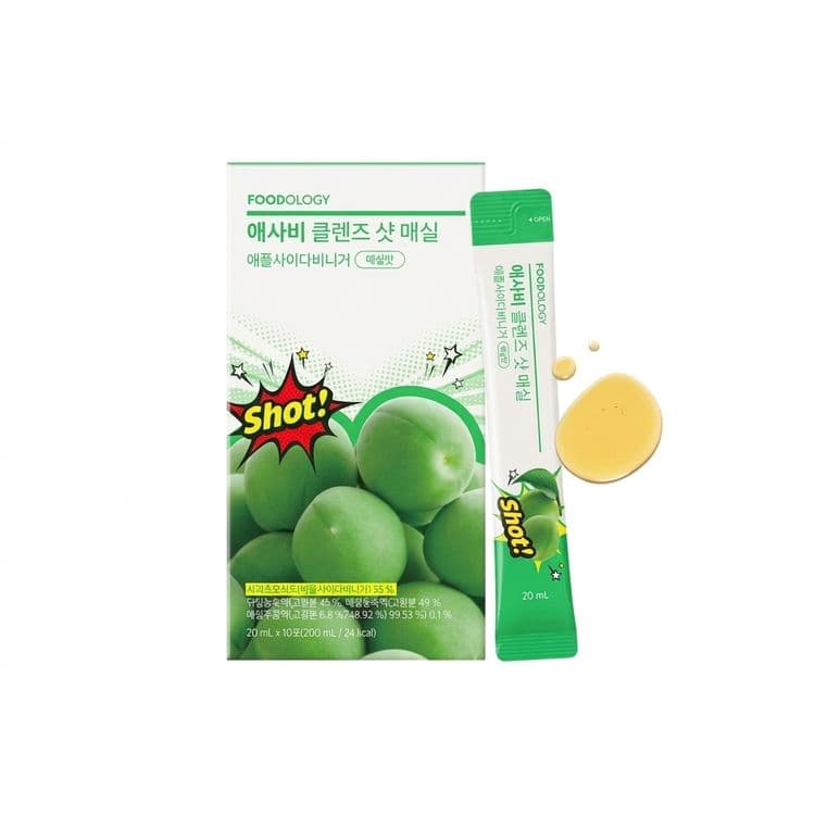 Foodology Acv Green Plum Cleanse Shot