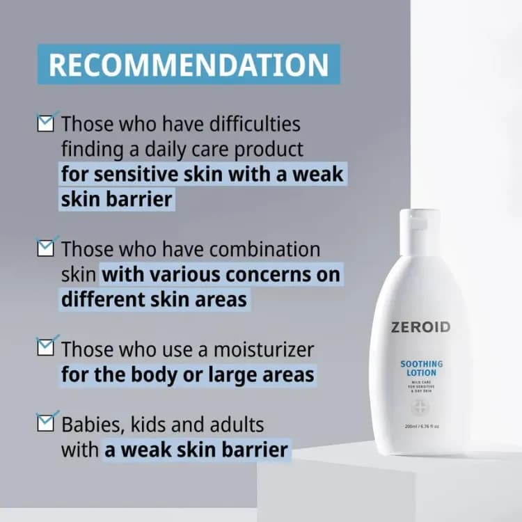 Zeroid Soothing Lotion 200ml