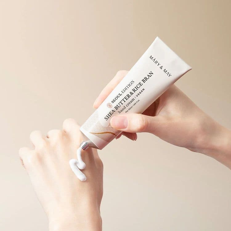 Mary&may Shea Butter & Rice Bran Hand Cream 50ml				