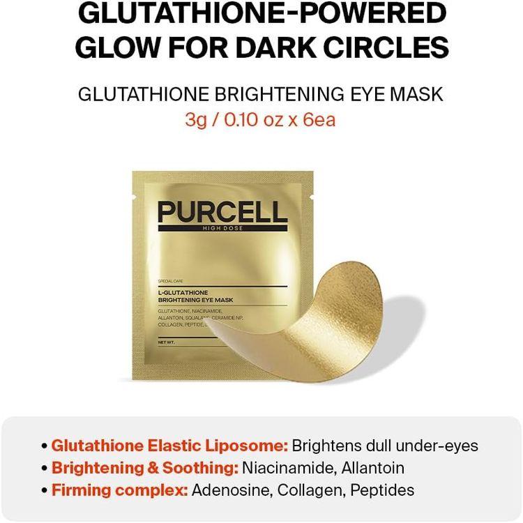 Purcell Glutathione Brightening Eye Mask 3g*6ea