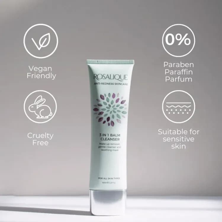 Rosalique 3 In 1 Balm Cleanser 100 Ml 