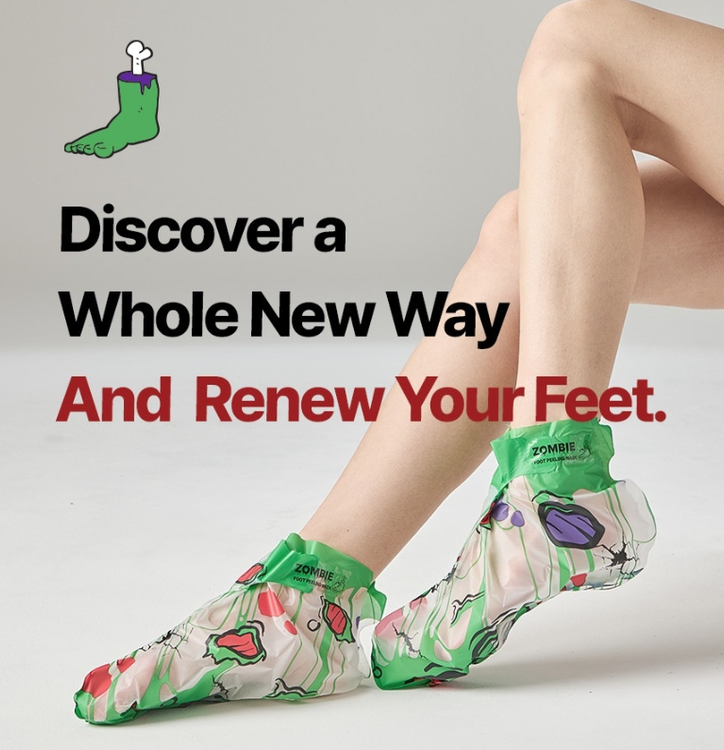 Glowtheskin Zombie Foot Peeling Pack