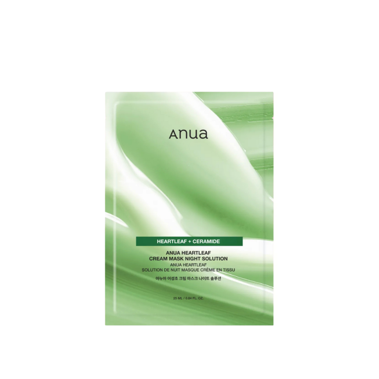 Anua Hearthleaf Cream Sheet Mask Night Solution 25ml