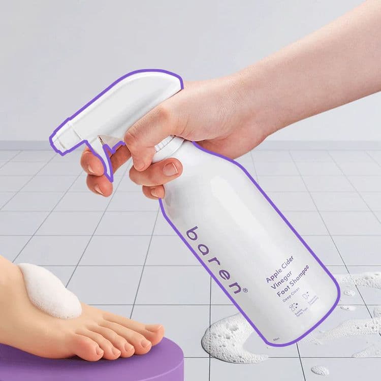 Baren Apple Cider Vinegar Foot Shampoo 400ml