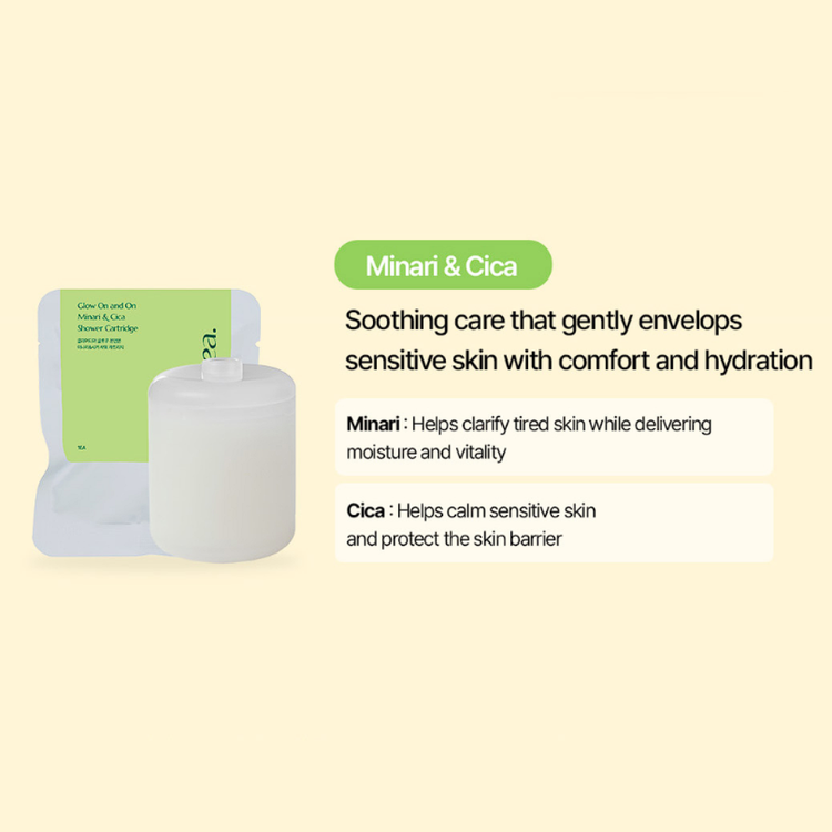 Cleardea Glow On And On Minari & Cica Shower Cartridge
