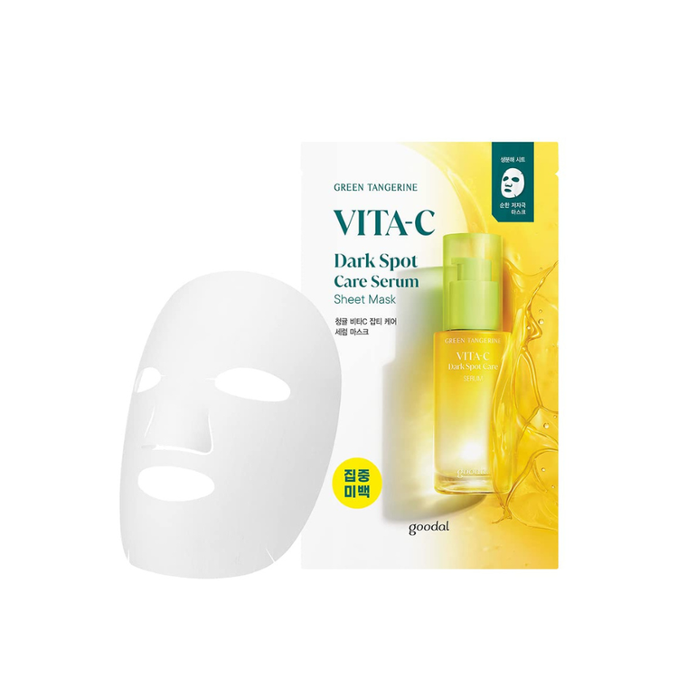 Goodal Green Tangerine Vita C Dark Spot Care Serum Sheet Mask 50ml