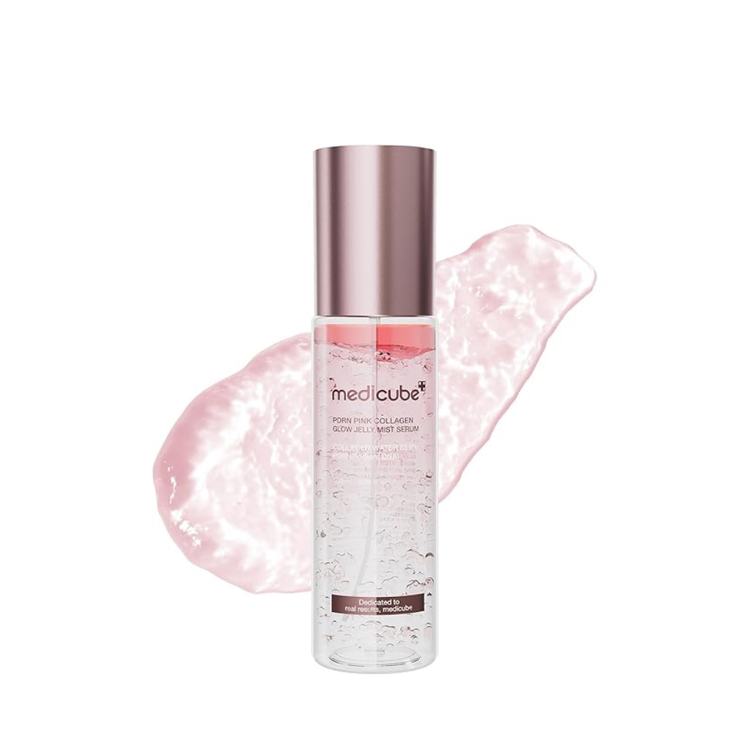 Medicube Pink Pdrn Collagen Glow Jelly Mist Serum 100ml