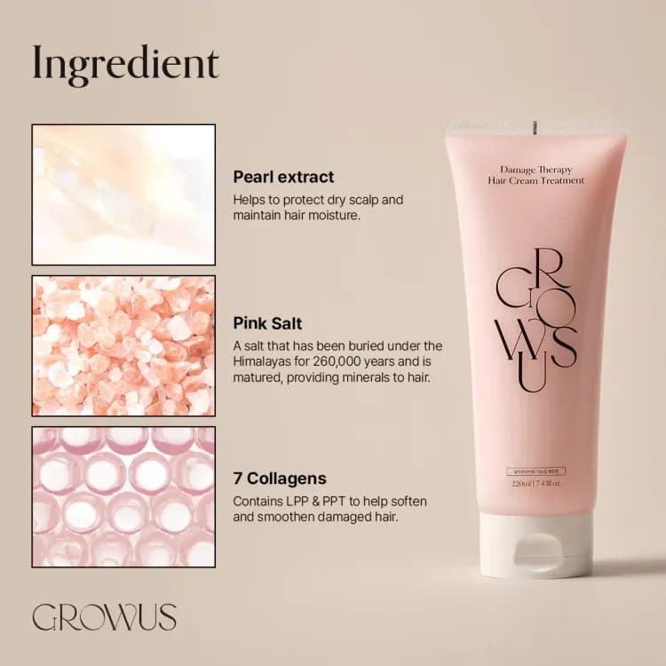 Growus Damage Therapy Hair Treatment Ex 220g