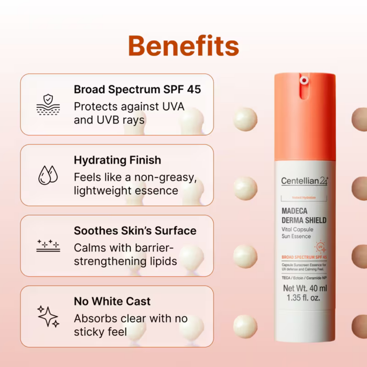 Centellian24 Madeca Derma Shield Vital Capsule Sun Essence (otc) 40ml